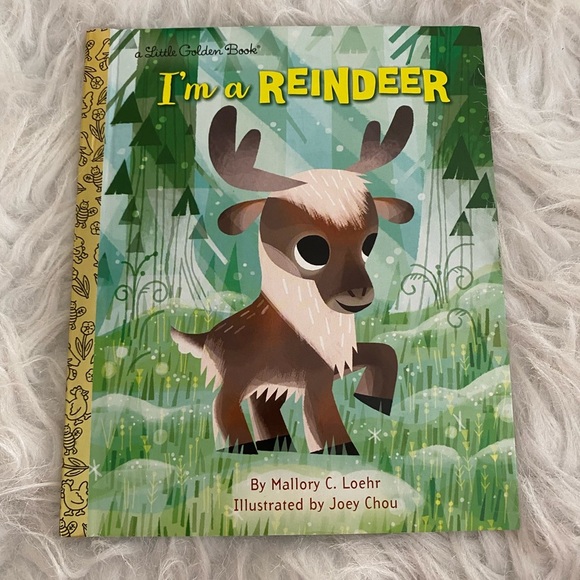 🆕I AM A REINDEER HARD COVER BOOK - Picture 2 of 3